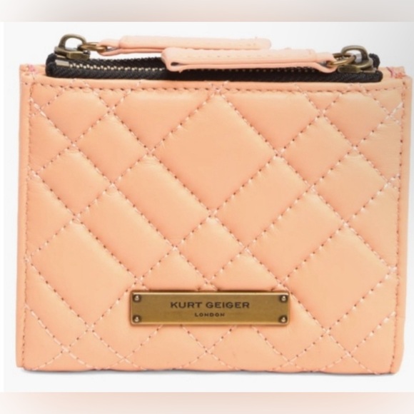 Kurt Geiger Handbags - NWT KURT GEIGER QUILTED
LEATHER WALLET
